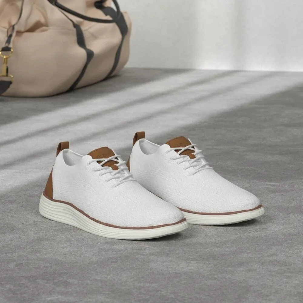⚡Men's White Oxfords Business Mesh Breathable Tennis Comfortable Walking Shoes